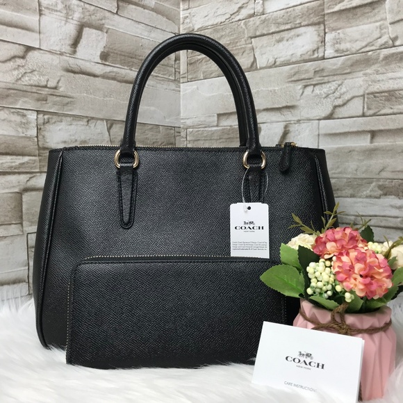 👜COACH SET🌺SURREY CARRYALL & WALLET - Picture 2 of 8